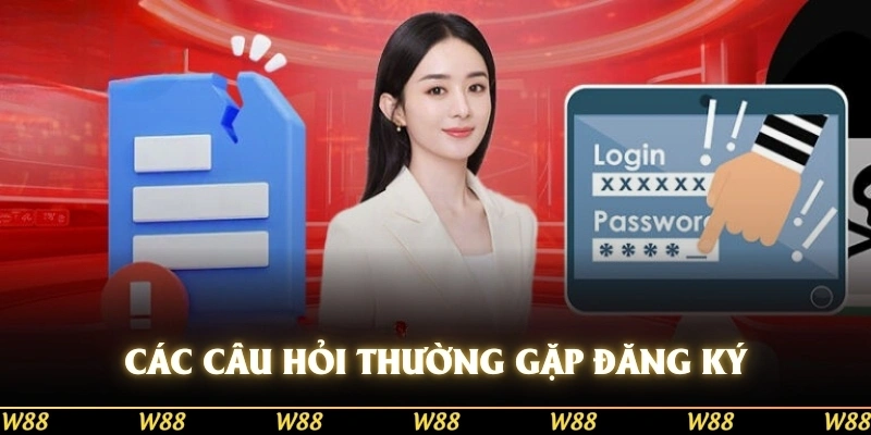 Các câu hỏi thường gặp về tính năng đăng ký tài khoản W88