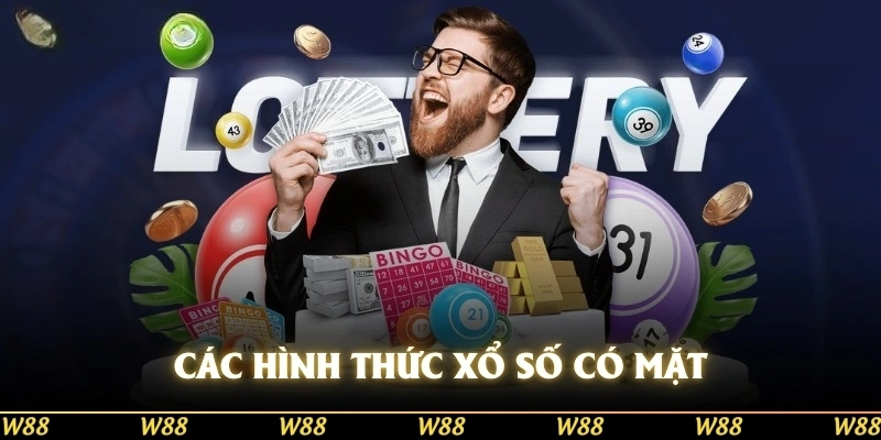 Các hình thức xổ số có mặt tại nền tảng