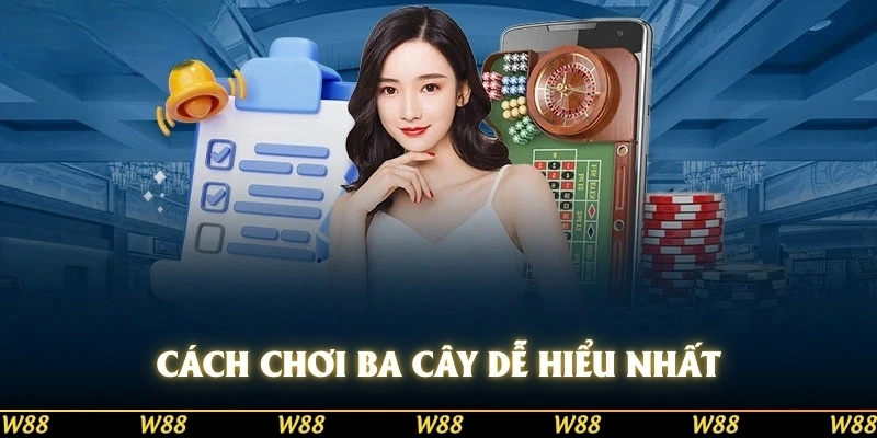 Cách chơi ba cây dễ hiểu nhất cho người mới