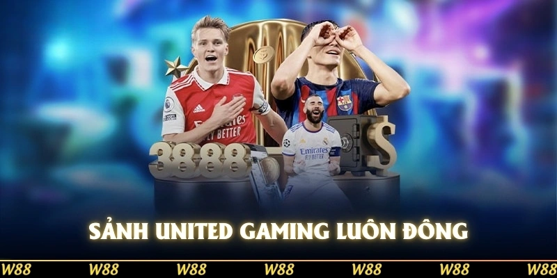 Sảnh United Gaming luôn đông đảo người chơi gửi gắm niềm tin